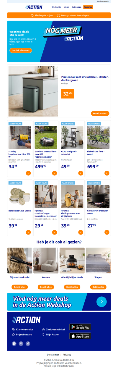 Nieuw in de Action webshop!