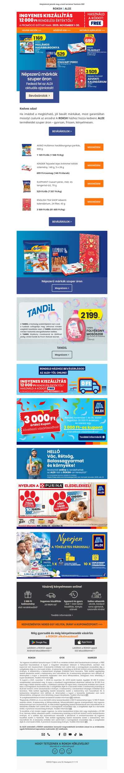 ⭐ Népszerű márkák szuper áron: fedezd fel az ALDI aktuális ajánlatait! 🛒