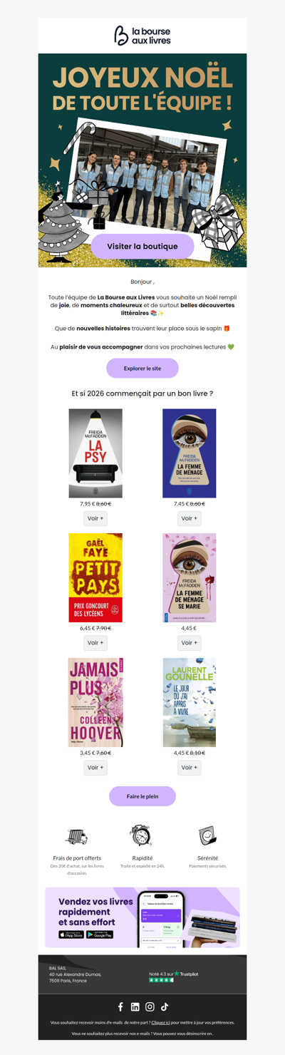 On vous souhaite de joyeuses fêtes ❤️