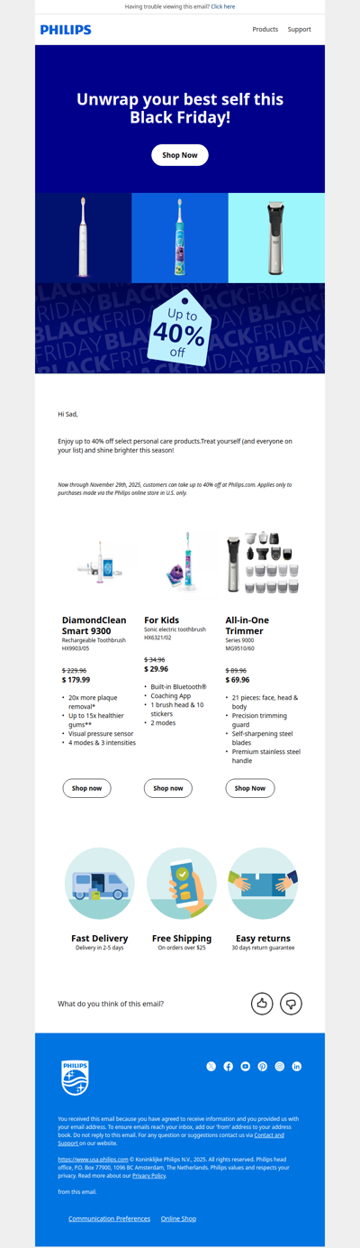 Take up to 40% off for Black Friday!