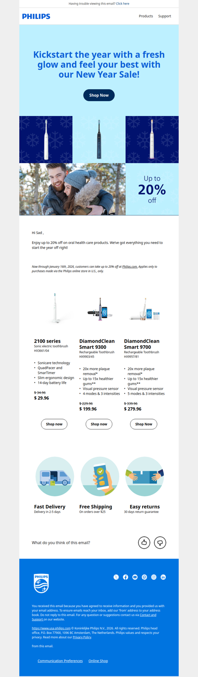 New Year, New Routine (at up to 20% off!)