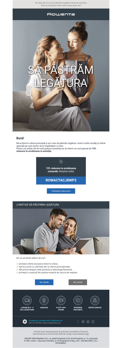 Ne-ai lipsit! Avem un cadou pentru tine 🎁