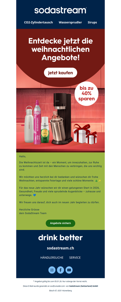 Frohe Weihnachten 🎄 und einen guten Start ins neue Jahr