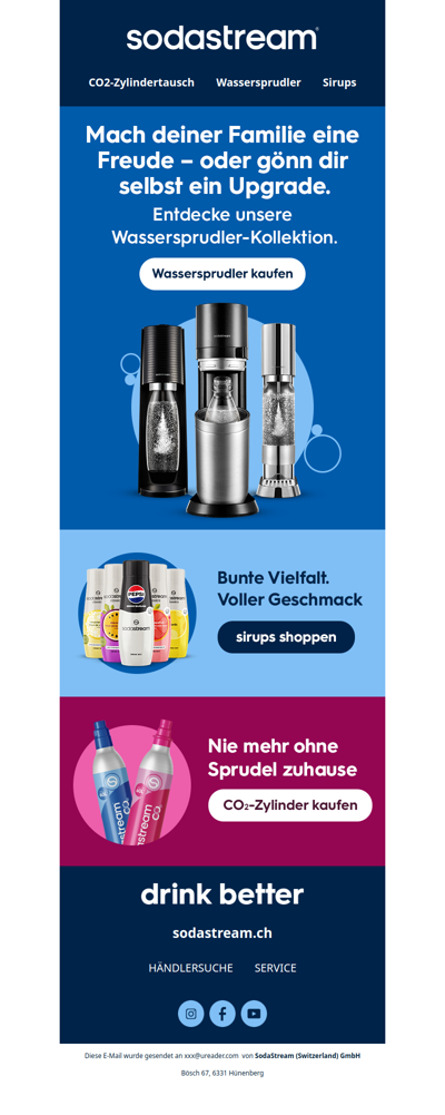 Ein bisschen Sprudel macht den Unterschied