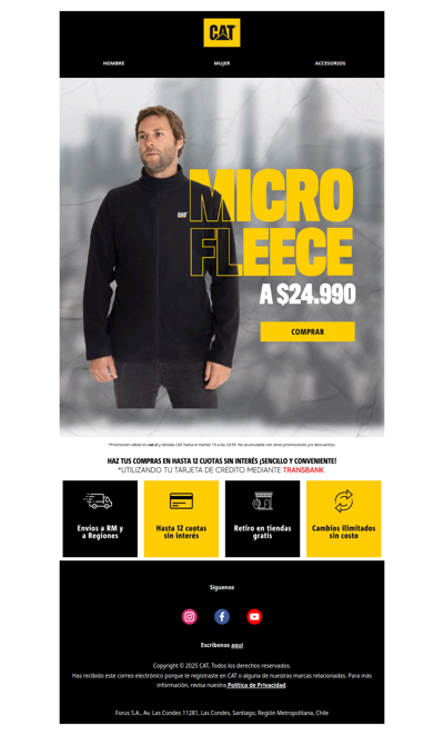 Microfleece a $24.990 ⚡