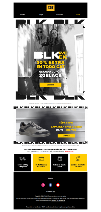 ¡Último día! 20% EXTRA