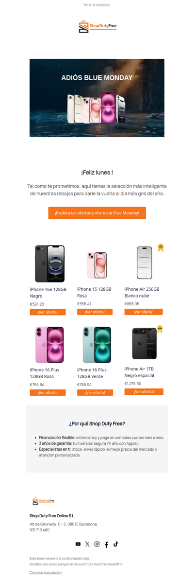 🌈 El antídoto para el Blue Monday está aquí