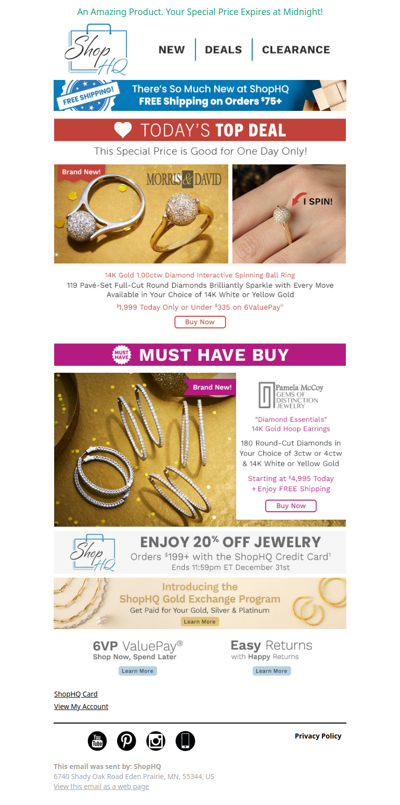 New Diamond Jewelry! Save on the Latest Finds