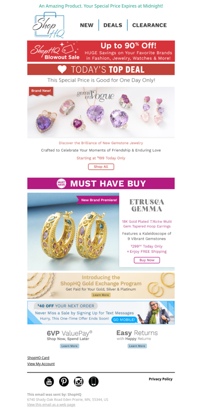 Save on New Jewelry Offers