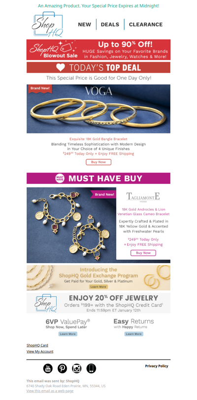 Save on New Jewelry Arrivals