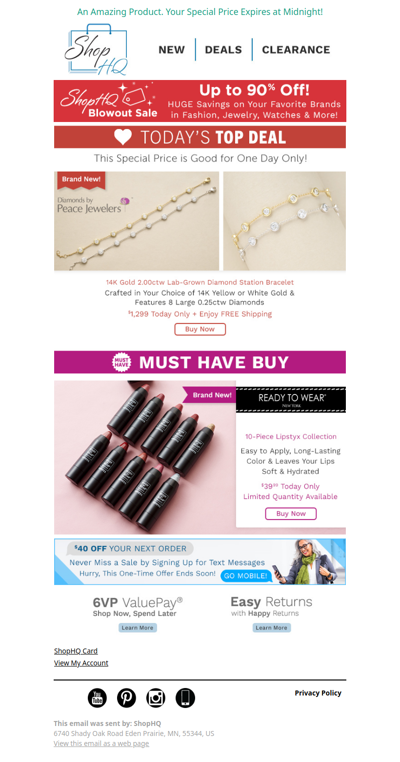 Brand New Jewelry & Beauty Offers