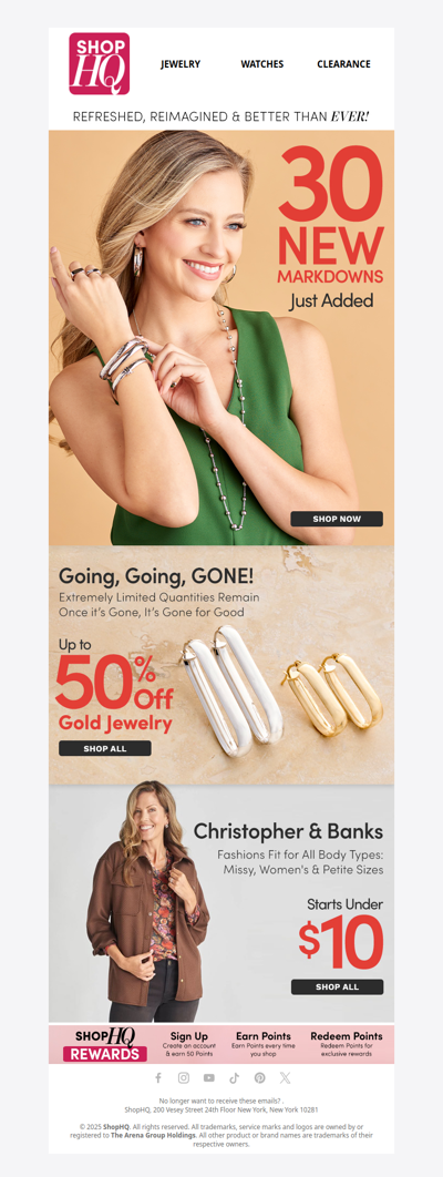 🍂 New Season, New Markdowns!