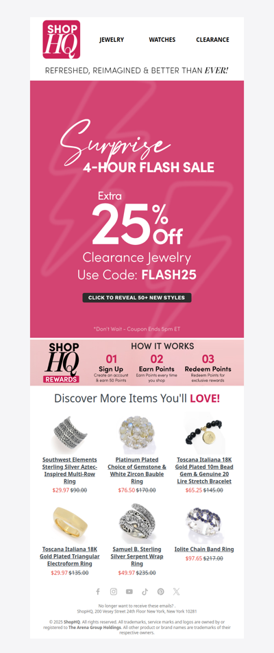 Clock's Ticking... 4-Hour Flash Sale Starts Now!