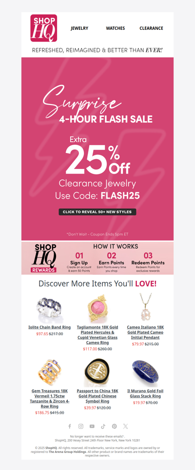 🚨 URGENT: Clearance Jewelry Flash Sale Ends Soon!