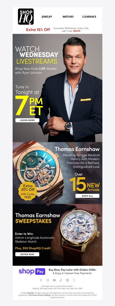 📺 Livestream Alert: Watch Wednesday Dials!