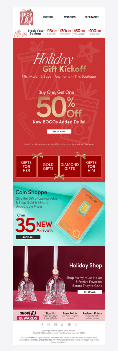 New BOGOs 50% Off Added + Savings Up to $100 Off!