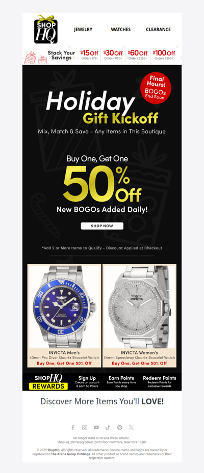 🚨 New Invicta BOGOs Just Dropped!
