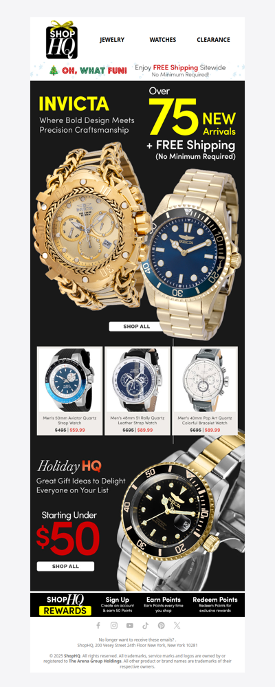 75+ NEW Invicta Arrivals Just Dropped!