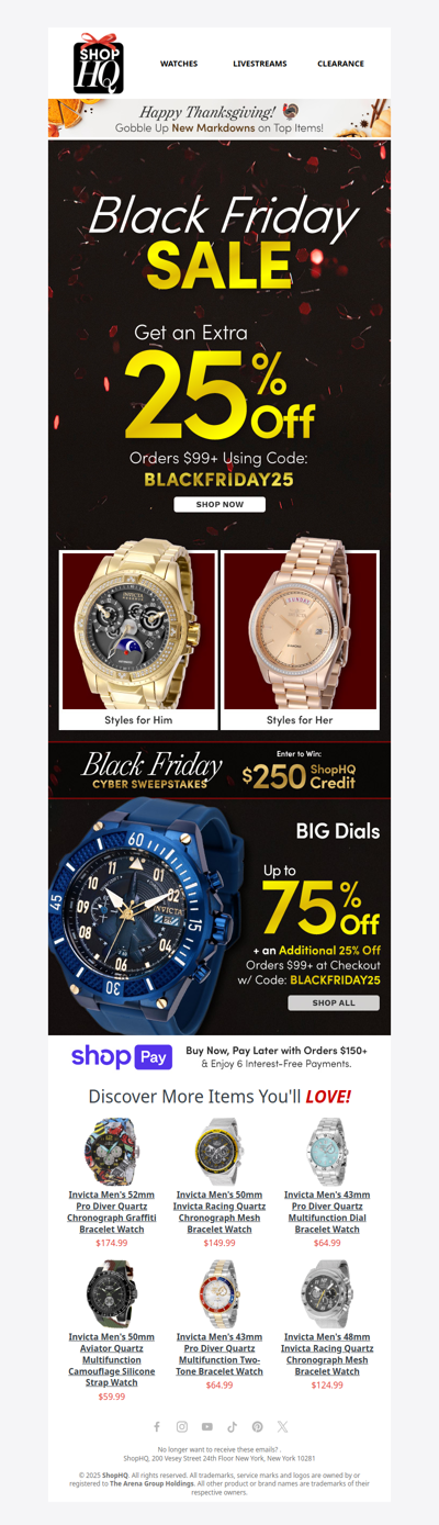 Stuff Your Cart with an Extra 25% Off Orders $99+