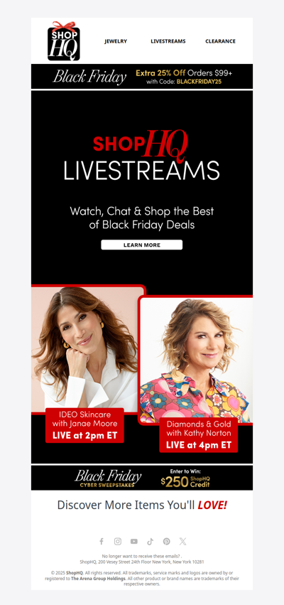 📺 Livestream Alert: Best of Black Friday!