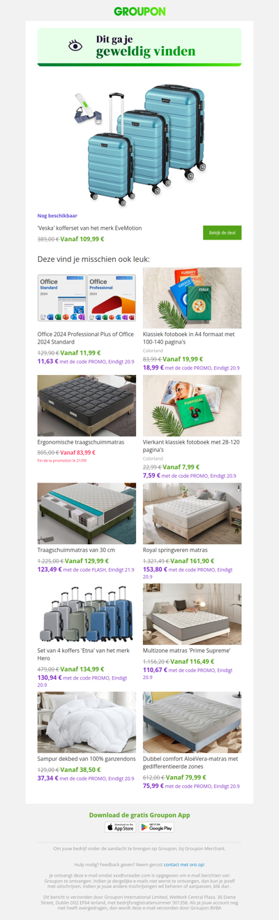 Zeg ja tegen deze deal! Hij is nog steeds beschikbaar!