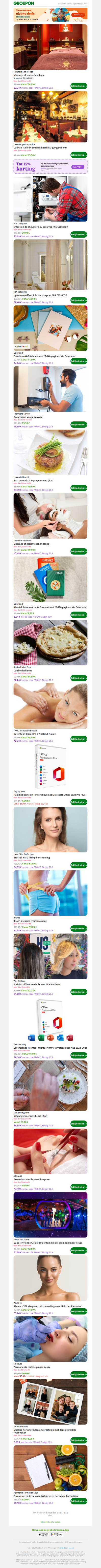 Massage of voetreflexologie