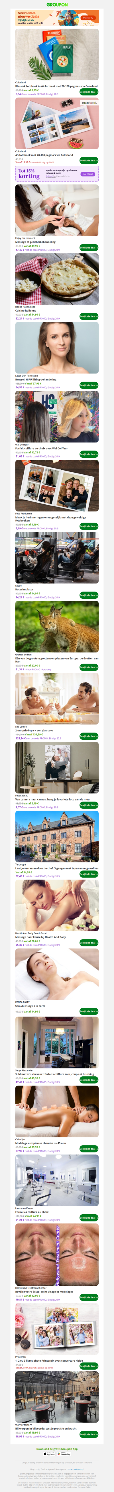 Herinneringen in de maak: er staan buitengewone cadeau-ervaringen op je te wachten!