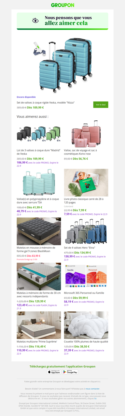 Dis oui à cette offre ! Elle est encore là !