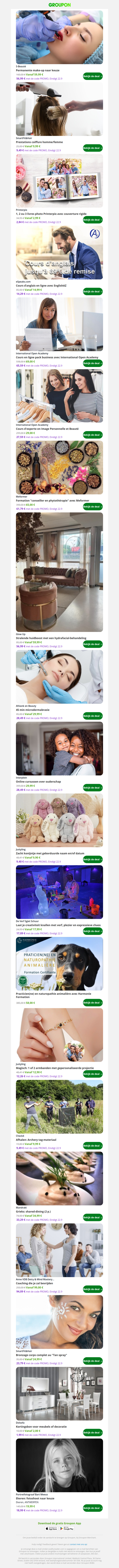 De klok tikt! Tot 75% korting NU ⏰