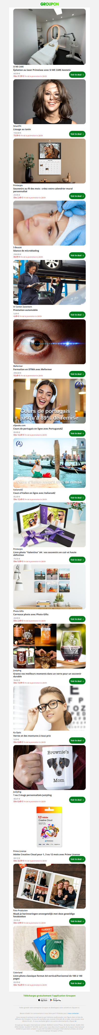 Chaque. Article. Est. En promotion.