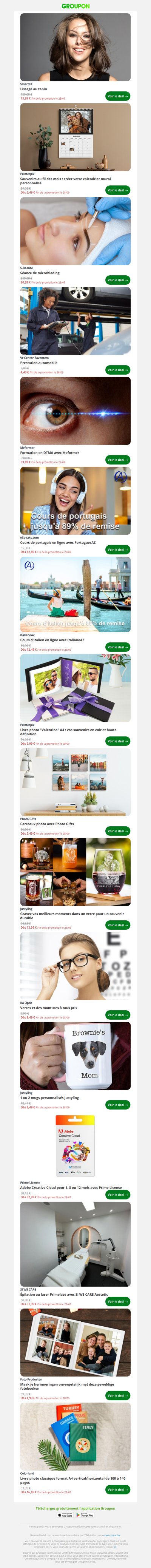 Votre porte-monnaie vous remerciera : Jusqu'à 75 % de réduction !