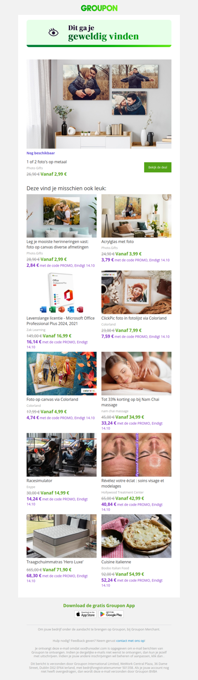 Zeg ja tegen deze deal! Hij is nog steeds beschikbaar!