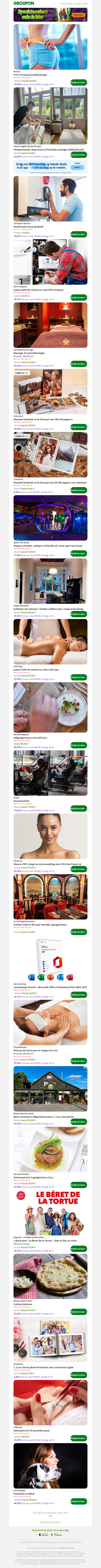 3 tot 15 sessies lymfedrainage