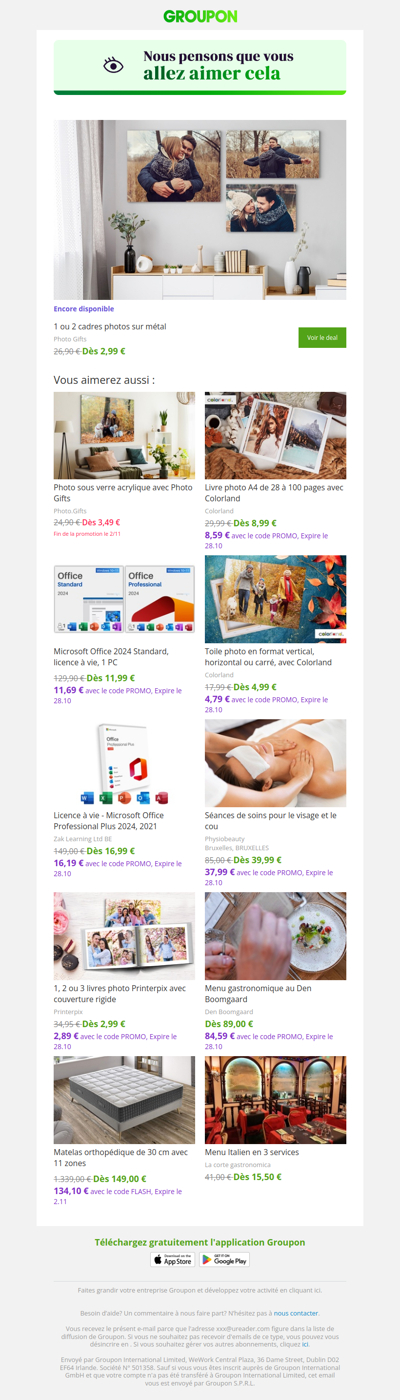 Dis oui à cette offre ! Elle est encore là !