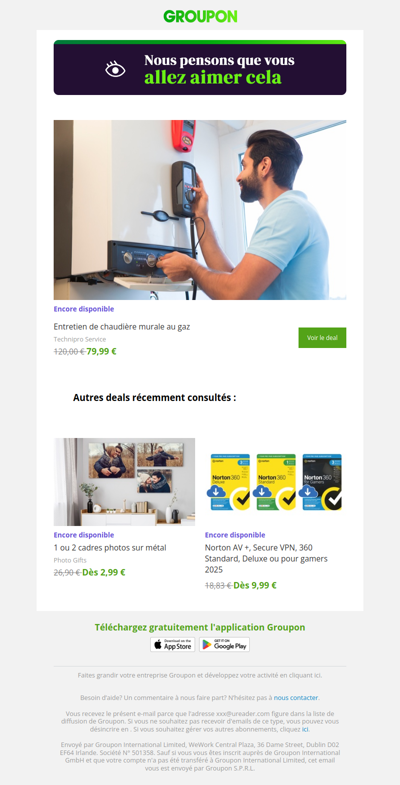 On est plutôt sûrs que tu vas adorer cette offre !