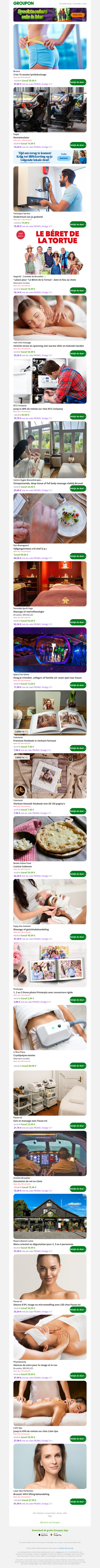 3 tot 15 sessies lymfedrainage