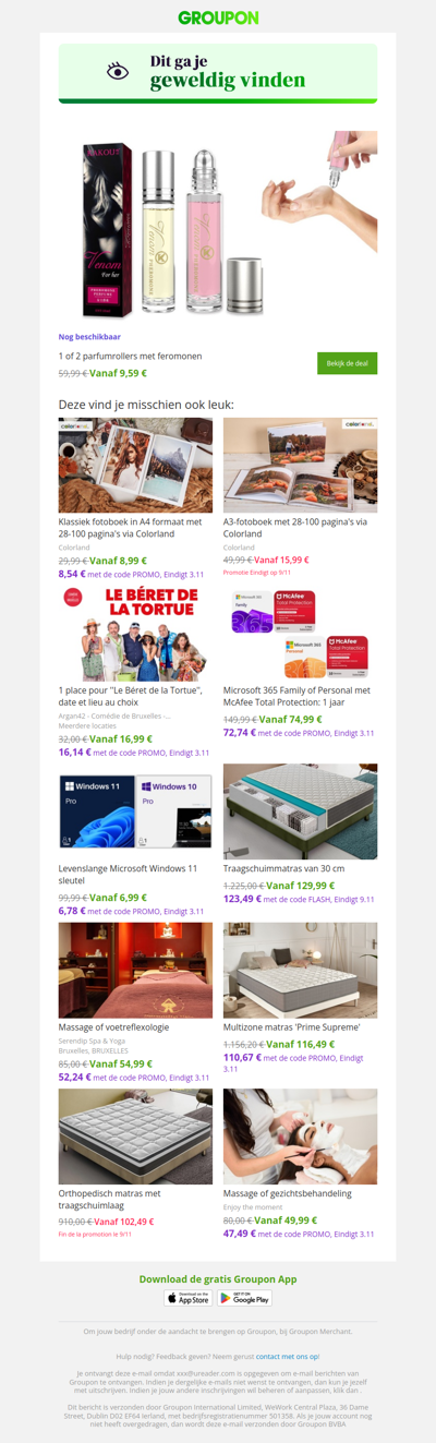 Zeg ja tegen deze deal! Hij is nog steeds beschikbaar!