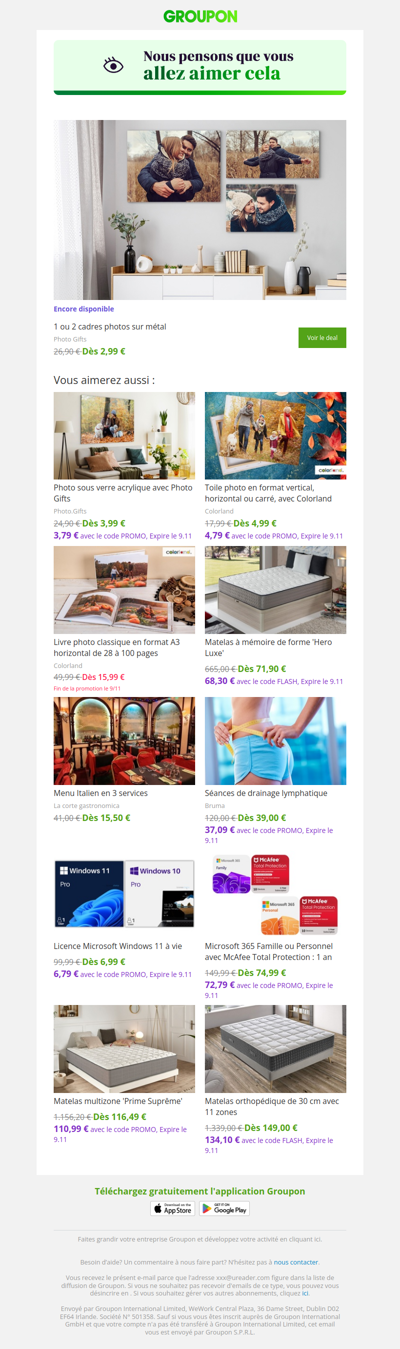 On est plutôt sûrs que tu vas adorer cette offre !