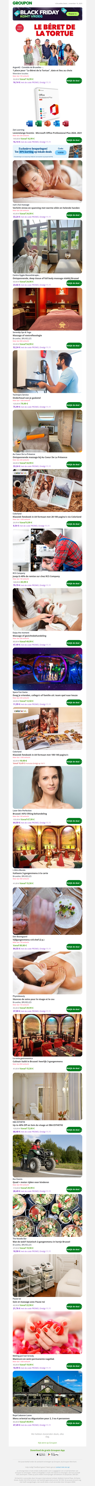 1 place pour ''Le Béret de la Tortue'', date et lieu au choix