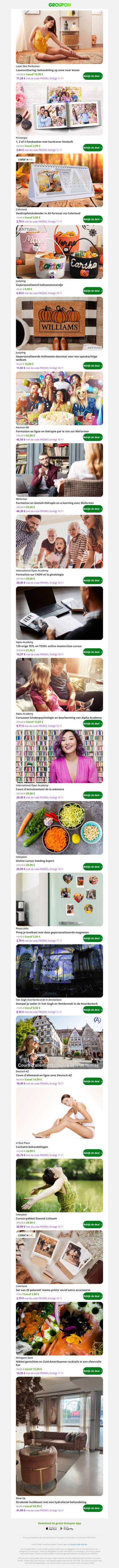 Extra besparingen voor een beperkte tijd