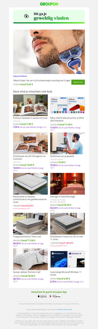 Zeg ja tegen deze deal! Hij is nog steeds beschikbaar!