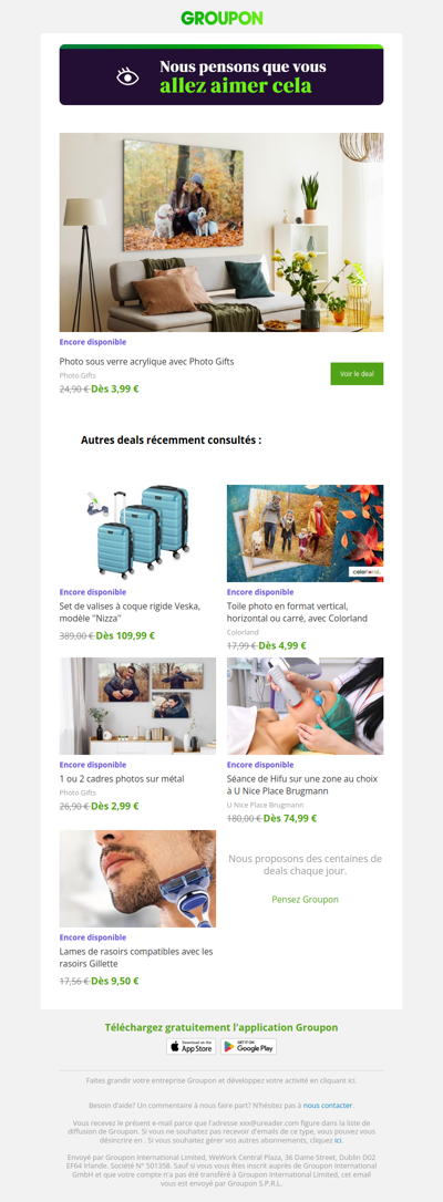 Dis oui à cette offre ! Elle est encore là !