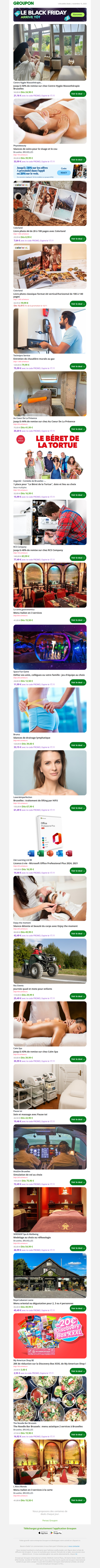 Jusqu'à 50% de remise sur chez Centre Hygée Massothérapie Bruxelles