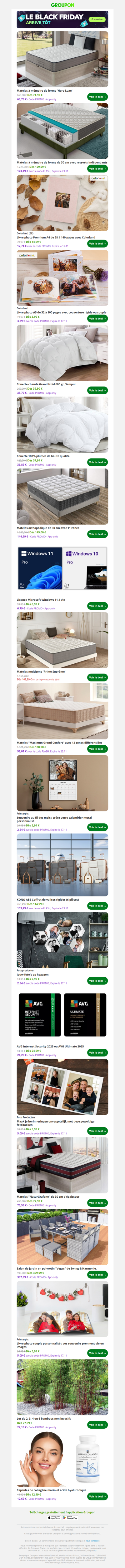 Matelas à mémoire de forme 'Hero Luxe'