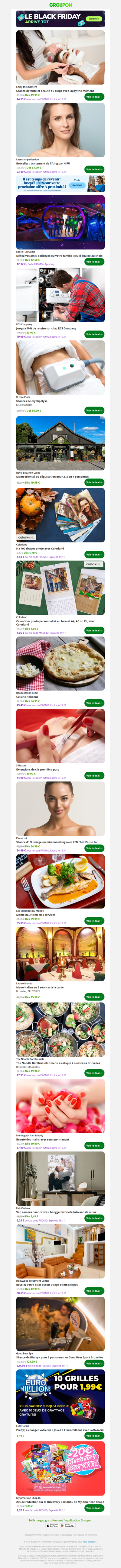 Séance détente et beauté du corps avec Enjoy the moment