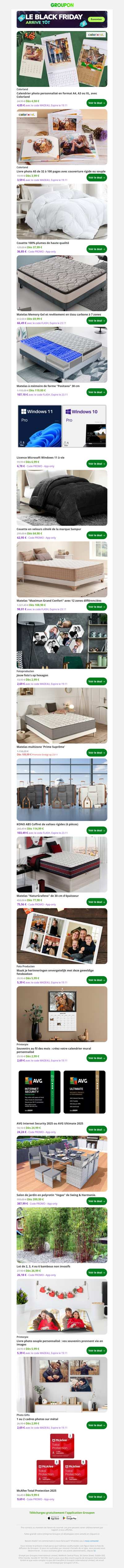 Calendrier photo personnalisé en format A4, A3 ou XL, avec Colorland