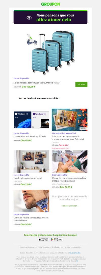 On est plutôt sûrs que tu vas adorer cette offre !