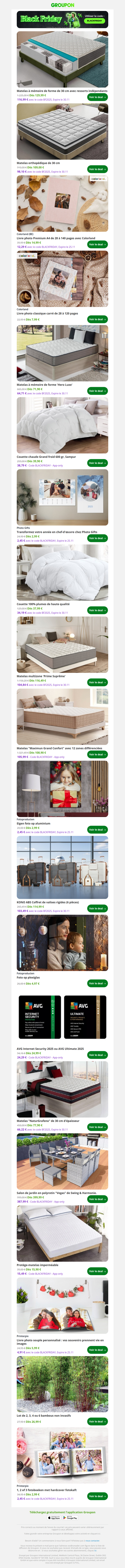 Matelas à mémoire de forme de 30 cm avec ressorts indépendants