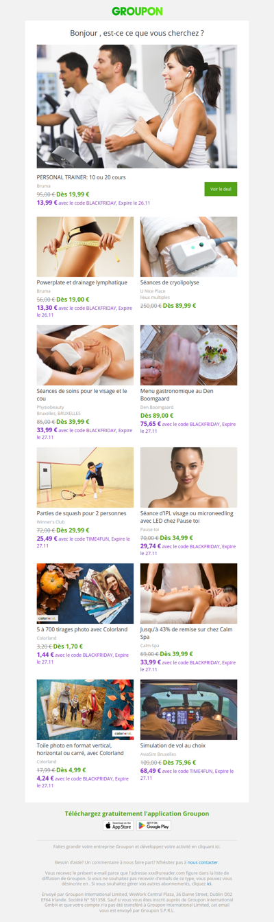 Les clients qui ont acheté cette offre sont aussi intéressés par ces offres