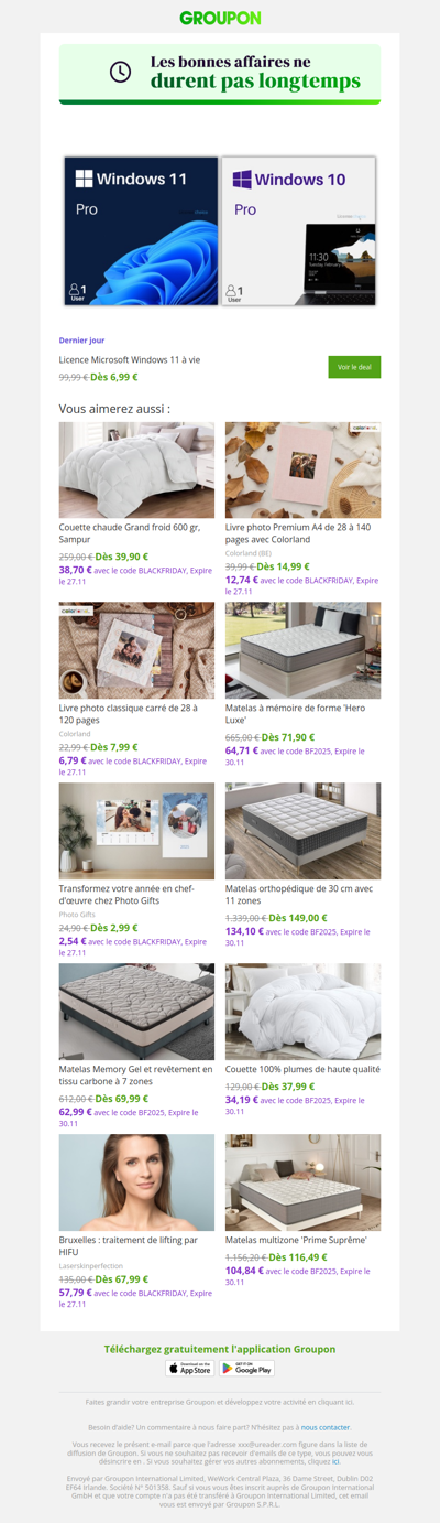 Expire bientôt : tu veux revoir cette offre ?